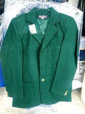 Coat for school uniform (green)