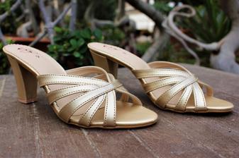 Golden Heels For Women