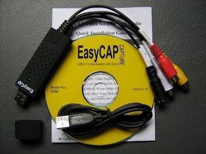 EASYCAP USB EASY CAP USB FOR MOBILE / LAPTOP/ COMPUTER Capture Adapter TV DVD VHS Captura for ComputerTV Camera USB 2.0 Easiercap DC60 UTV007 support Android phone