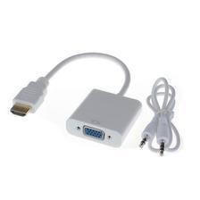 HDMI TO VGA CONVERTER CABLE WITH AUDIO - 1080P