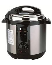 Stainless Steel Electric Pressure Cooker - Black