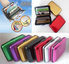 Pack Of 2 Universal Card and Money Holder for Men and Women - Aluma Wallet - Ultra Slim