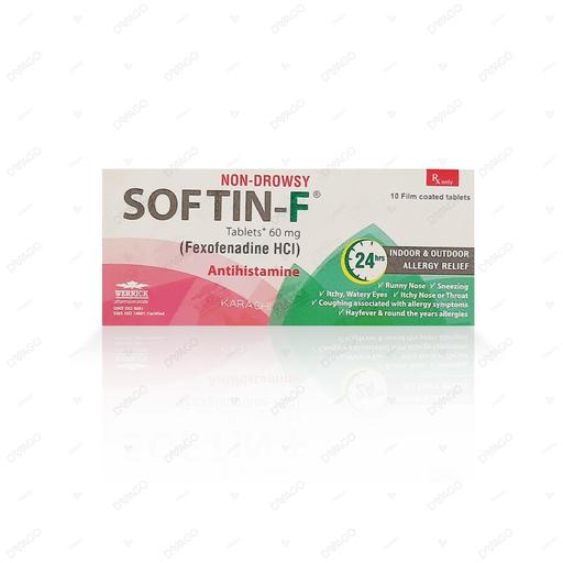 Softin-F 60mg Tablets 10's
