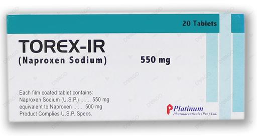 Torex-Ir Tablets 550mg 20's