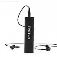 Faster Bluetooth Wireless Audio Receiver In-ear Earphone Smart 611 Black