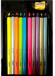 10pcs Coloroni Jumbo colour Metallic coloured pencil neon Jumbo Colour Color Pencils