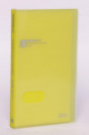 Visiting Card Holder with Plastic Folder (Excellent Quality) - 240 cards capacity YELLOW WHITE