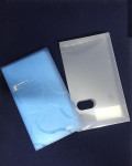 Visiting Card Holder with Plastic Folder (Excellent Quality) - 240 cards capacity BLUE WHITE