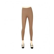 SubKuch Stretchable Tights For Women Light Brown (B 619, P 157)