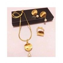 Singaar Collection Gold Plated Coin Jewellery Set