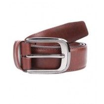 SnJ Leather Belt For Men Brown