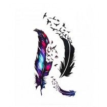 Scenic Accessories Waterproof Feather Tattoo