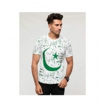 Aj Dukan Independence Day T-Shirt For Men White