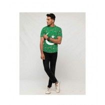 Aj Dukan Independence Day T-Shirt For Men Green