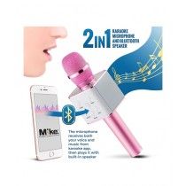 Cool Boy Mart Wireless Bluetooth Karaoke Microphone Mic Pink
