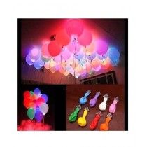 Mishlu Brands Led Balloons Pack Of 10 Multicolor