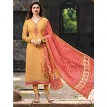 Aj Dukan Royal Crepe Embroidered Suit For Women (0183)