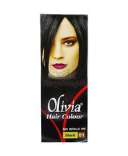 Olivia Hair Color Black 01   50 ML 