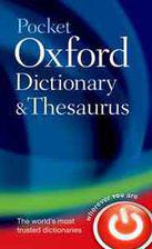 Pocket Oxford Dictionary and Thesaurus 