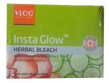VLCC Insta Glow Herbal Bleach Kit With Cucumber & Rose Petals