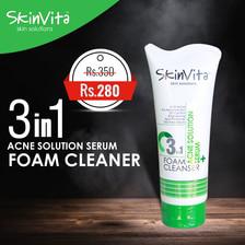 SkinVita Acne Solution Serum + Foam Cleanser