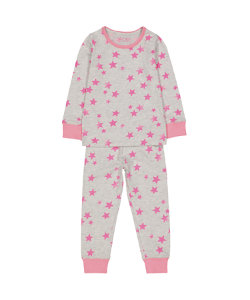 pink neon star pyjamas