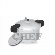 Chef Pressure Cooker With Steamer 11 Ltr CHEFF-009 Silver