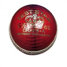 Test Star Cricket Hard Ball Red