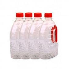 Pack of 4 Water Bottles Transparent