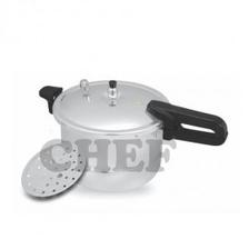 Chef Pressure Cooker Steamer 9 Ltr CHEFF-003 Silver