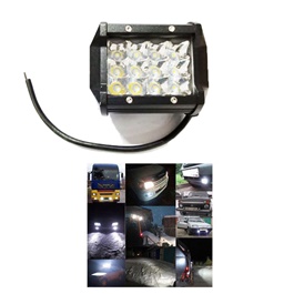12 SMD Cree Light Universal - Each | Cree LED Work Light Flood Spot Light Offroad Driving LED Light Bar