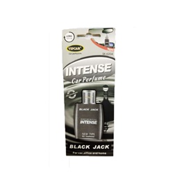 Intense Car Perfume Hanging Card - Black Jack | Perfume Fragrance Air Freshener