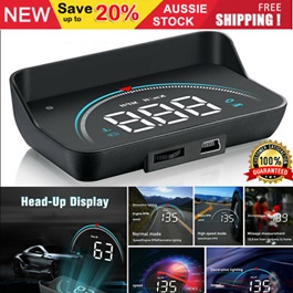 Universal Car HUD Head Up Display Projector OBDII Compact Small Version Showing Speed o meter on Windshield
