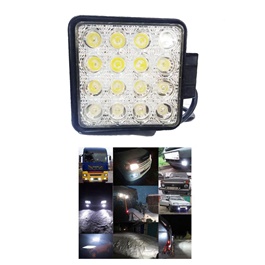 16 SMD Cree Light Universal - Each | Cree LED Work Light Flood Spot Light Offroad Driving LED Light Bar