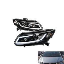 Honda Civic Spec-D LED Projection Headlight / Head Lamp Black - Model 2012-2016