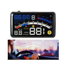 OBD2 Car GPS HUD Head-Up Display Projector | Car Universal Dual System HUD Head Up Display OBD II/GPS Interface Vehicle Speed MPH KM/h Engine RPM OverSpeed Warning Mileage
