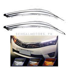 Toyota Corolla Eyebrow LED DRL Sequential - Model 2014-2017 | Audi Style DRL for Corolla