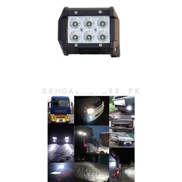 6 SMD Cree Light Universal - Pair | Cree LED Work Light Flood Spot Light Offroad Driving LED Light Bar