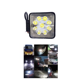 9 SMD Cree Light Universal - Each | Cree LED Work Light Flood Spot Light Offroad Driving LED Light Bar