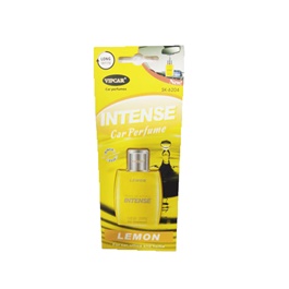 Intense Car Perfume Hanging Card - Lemon | Perfume Fragrance Air Freshener