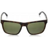 Hugo Boss Men's B0727s Wayfarer Sunglasses, Havana/Brown