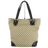 Gucci Beige Diamante Canvas D Ring Detail Tote Handbag 
