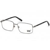 Montblanc MB 0531 Eyeglasses 014 Shiny Light Ruthenium