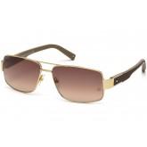 Montblanc Sunglasses MB 460S MB460S 28F shiny rose gold / gradient brown