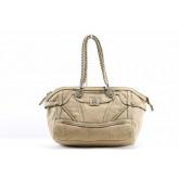 Guess Women's Sidney Dome Satchel Handbag (Caramel)