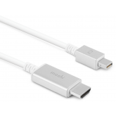 Moshi Mini DisplayPort to HDMI Cable 6.6 ft (2 m) - White 99MO023127 