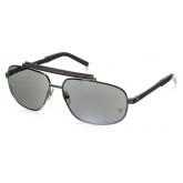 MontBlanc Men's MB455S Metal Sunglasses GRAY 63