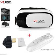 VR Box Virtual Reality 3D Google Glasses With Bluetooth Remote