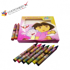 8 Jumbo Crayons Colors For Kids ( Any Brand )