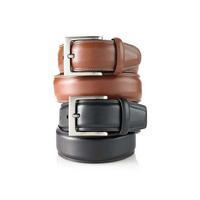 Â Pack of 2 - Black And Brown Leather Belt For Men Tajori